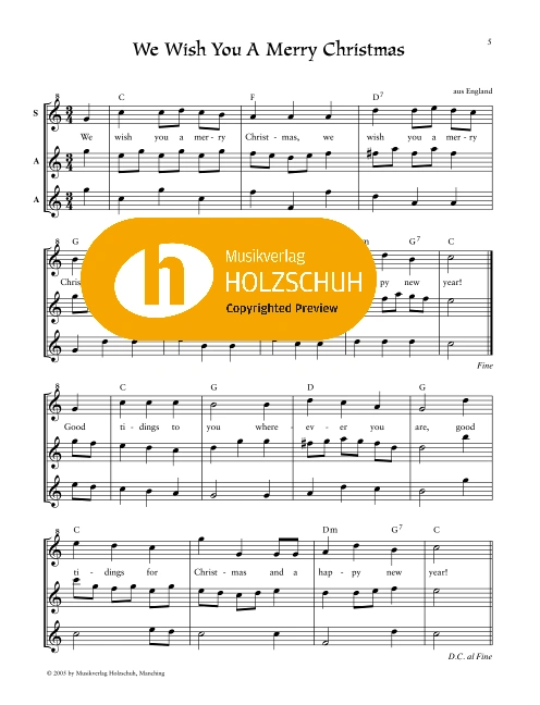 We Wish You A Merry Christmas